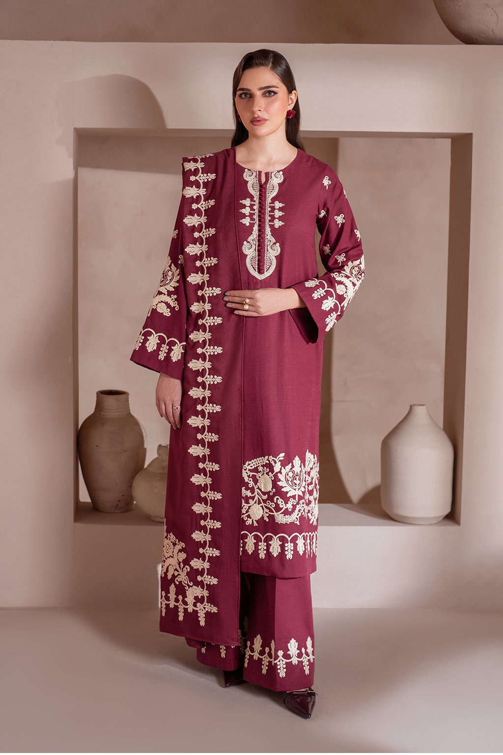 Iznik | Exclusive Winter | UE-362 - Ladies Clothes - Maria Faisal