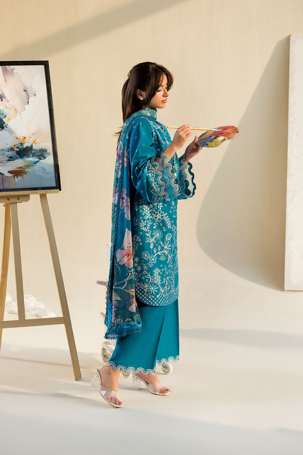 Sobia Nazir | Vital 26 | 7A - Luxury Dress - available at Maria Faisal in UK and USA.