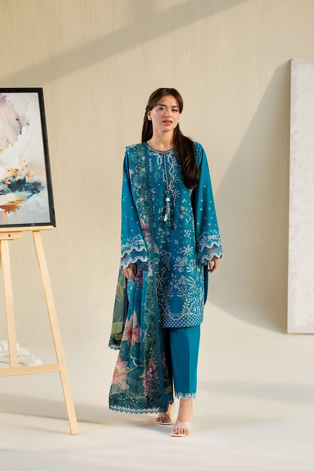 Sobia Nazir | Vital 26 | 7A - Luxury Dress - available at Maria Faisal in UK and USA.