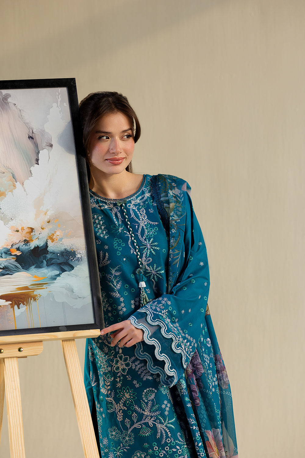 Sobia Nazir | Vital 26 | 7A - Luxury Dress - available at Maria Faisal in UK and USA.