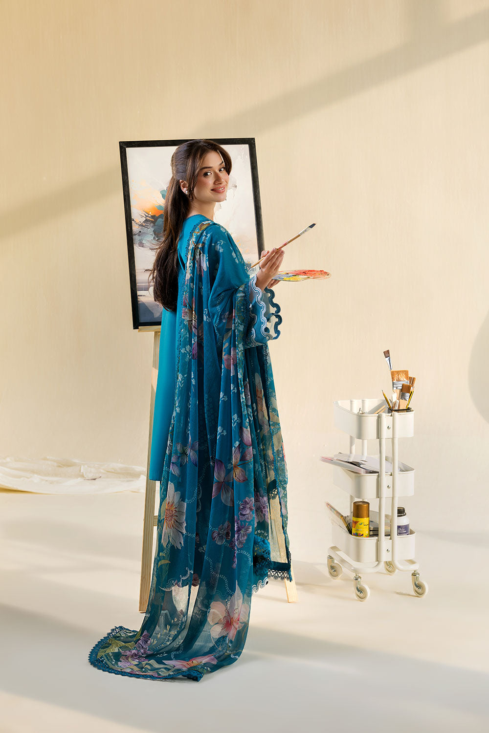 Sobia Nazir | Vital 26 | 7A - Luxury Dress - available at Maria Faisal in UK and USA.