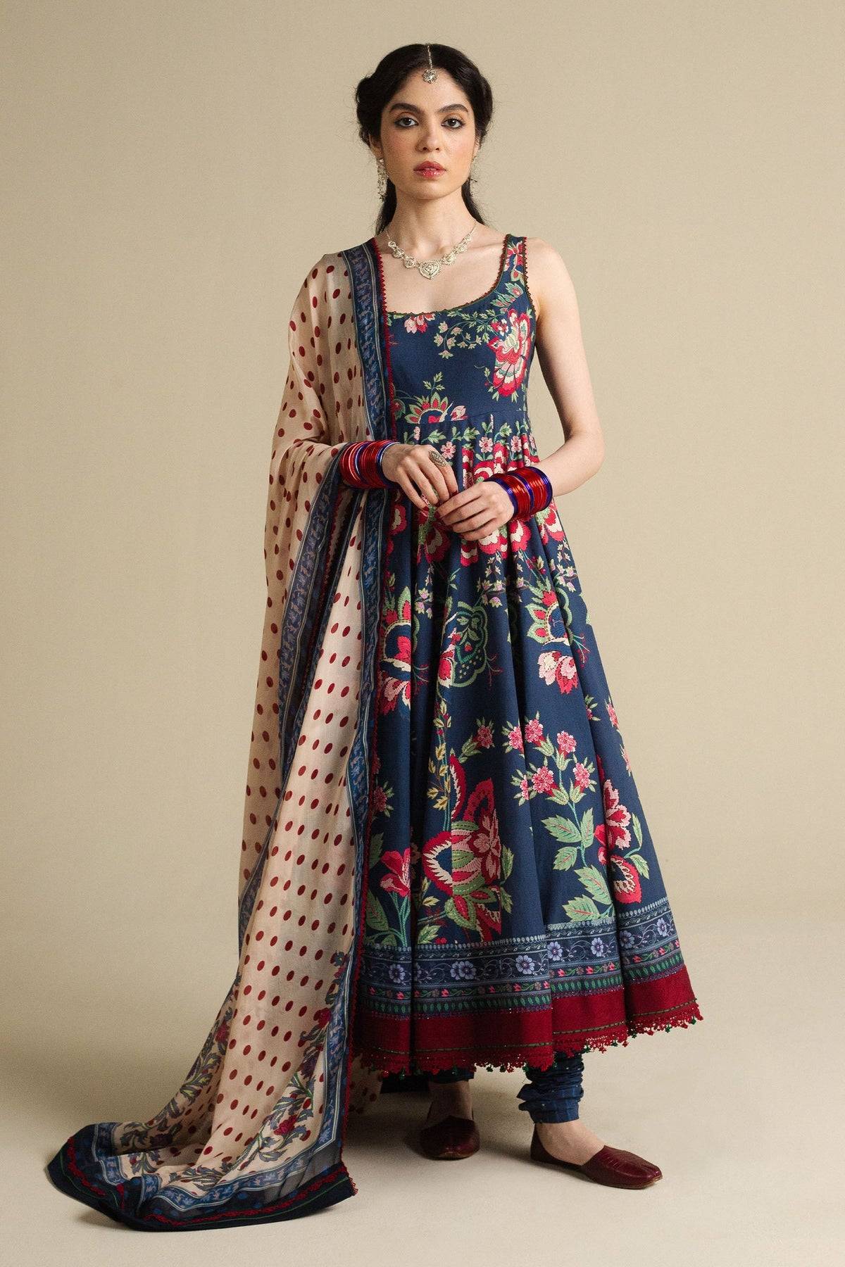 Zara Shahjahan | Anarkali 2025 | Neelofur by Maria Faisal - Registered Vendor of : Zara Shahjahan - type : Ladies Clothes - 100% original wedding dresses