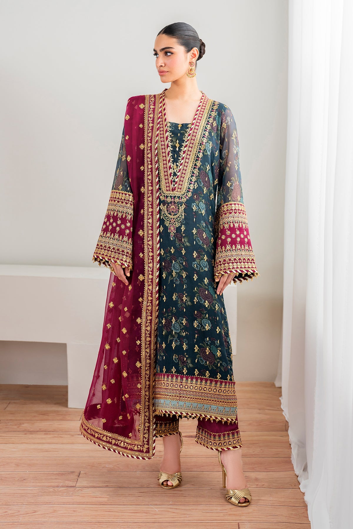 Baroque | Embroidered Chiffon | SF-689