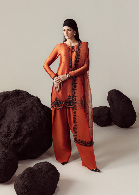 Mahum Asad | The Sirens | Amber - Formal Dress - available at Maria Faisal in UK and USA.