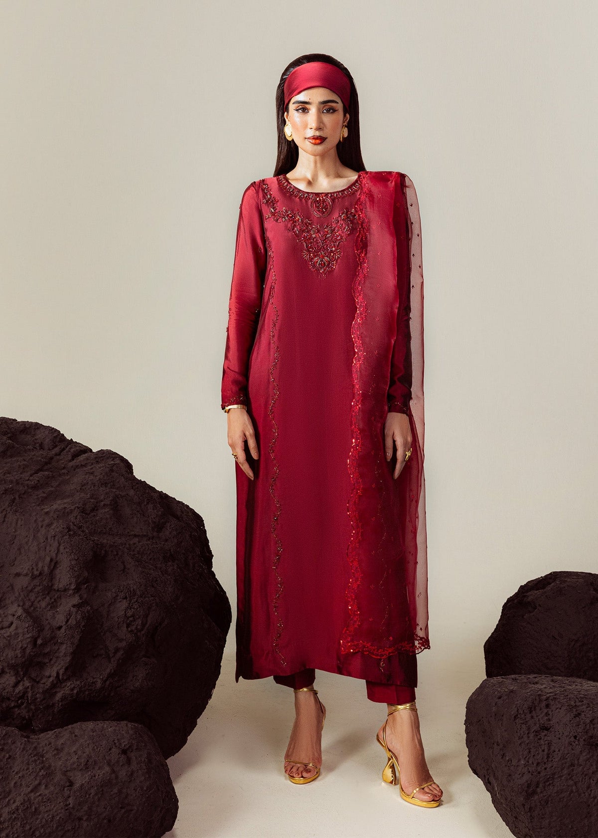 Mahum Asad | The Sirens | Majesty - Formal Dress - available at Maria Faisal in UK and USA.