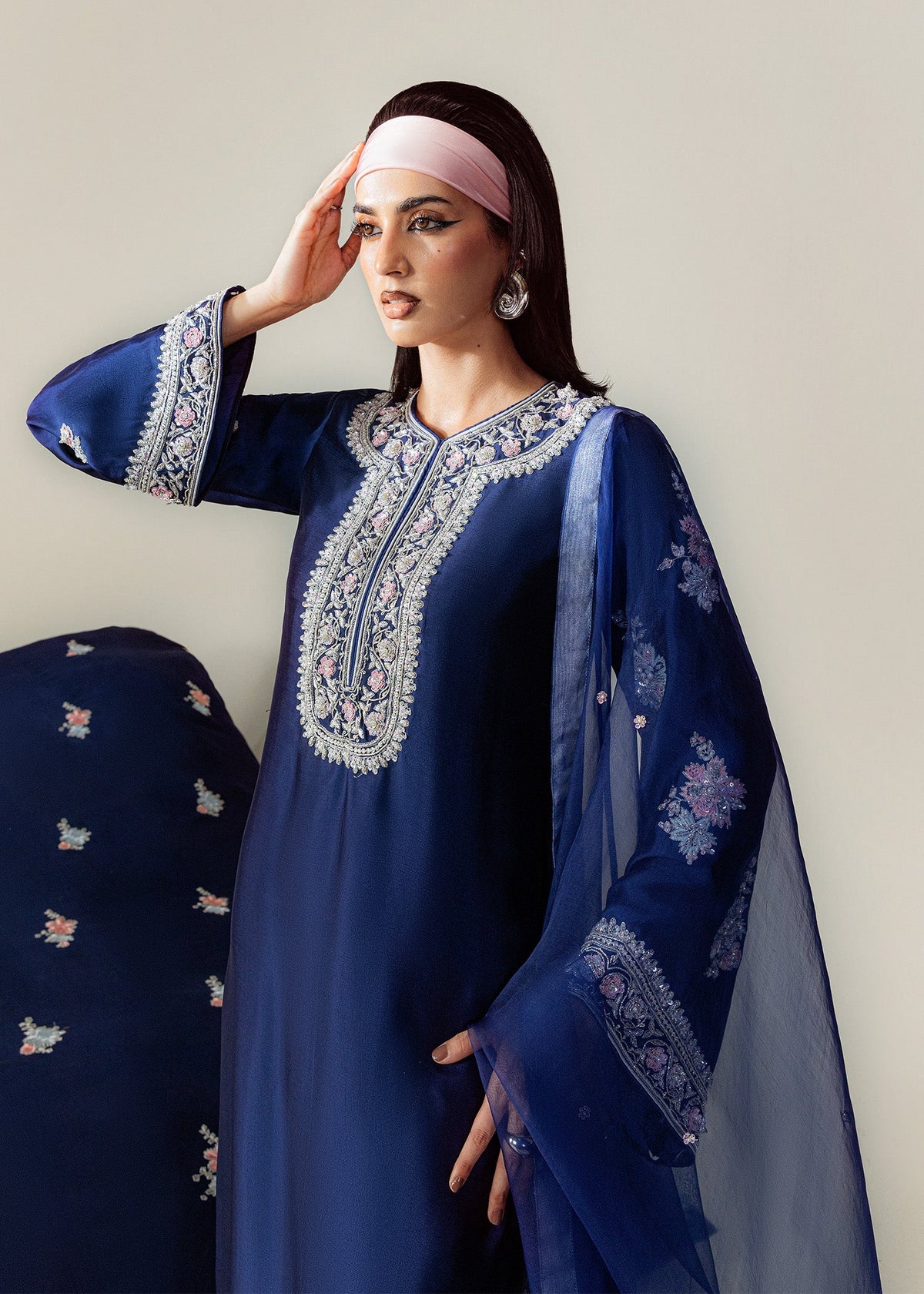 Mahum Asad | The Sirens | Twilight - Formal Dress - available at Maria Faisal in UK and USA.