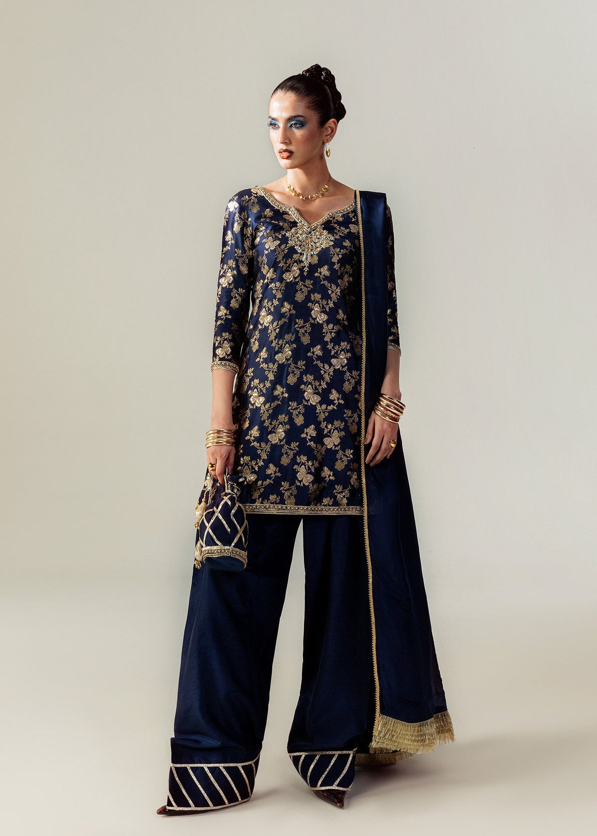 Mahum Asad | The Sirens | Blossom - Formal Dress - available at Maria Faisal in UK and USA.