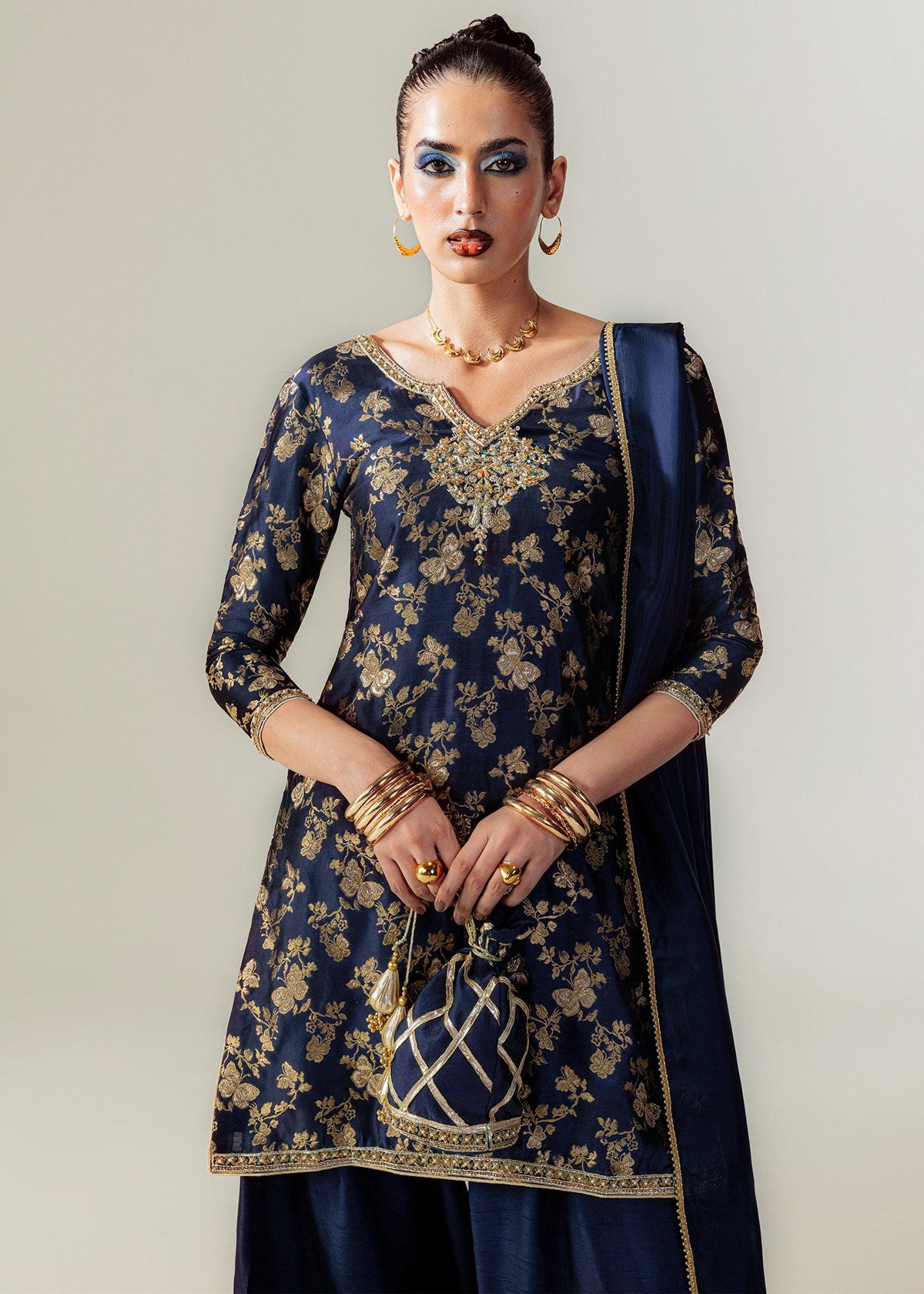 Mahum Asad | The Sirens | Blossom - Formal Dress - available at Maria Faisal in UK and USA.