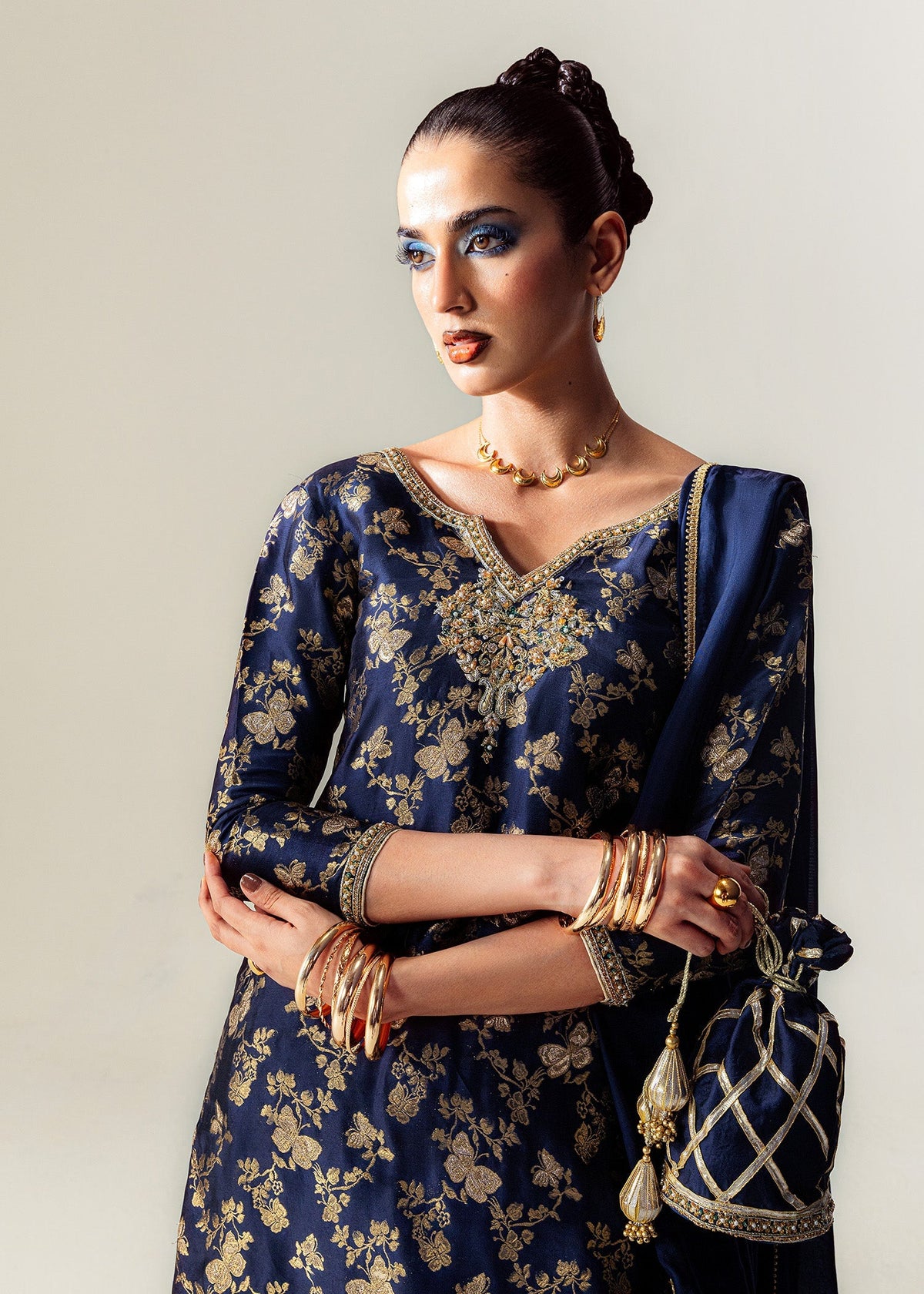 Mahum Asad | The Sirens | Blossom - Formal Dress - available at Maria Faisal in UK and USA.