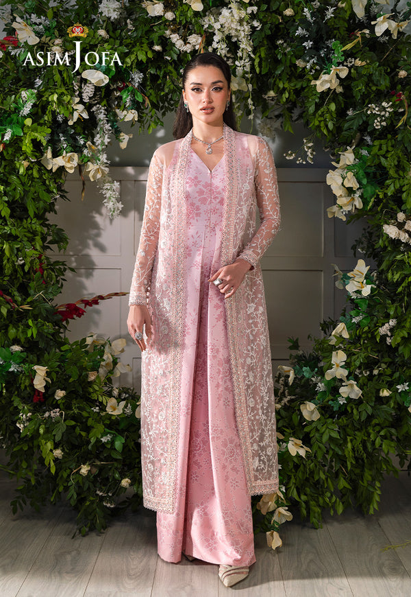 Asim Jofa | Lumiere Formals | AJLFC-02 EMBROIDERED ORGANZA - Formal Dress - available at Maria Faisal in UK and USA.