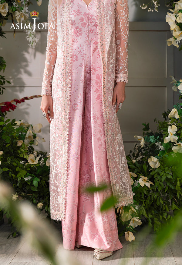 Asim Jofa | Lumiere Formals | AJLFC-02 EMBROIDERED ORGANZA - Formal Dress - available at Maria Faisal in UK and USA.
