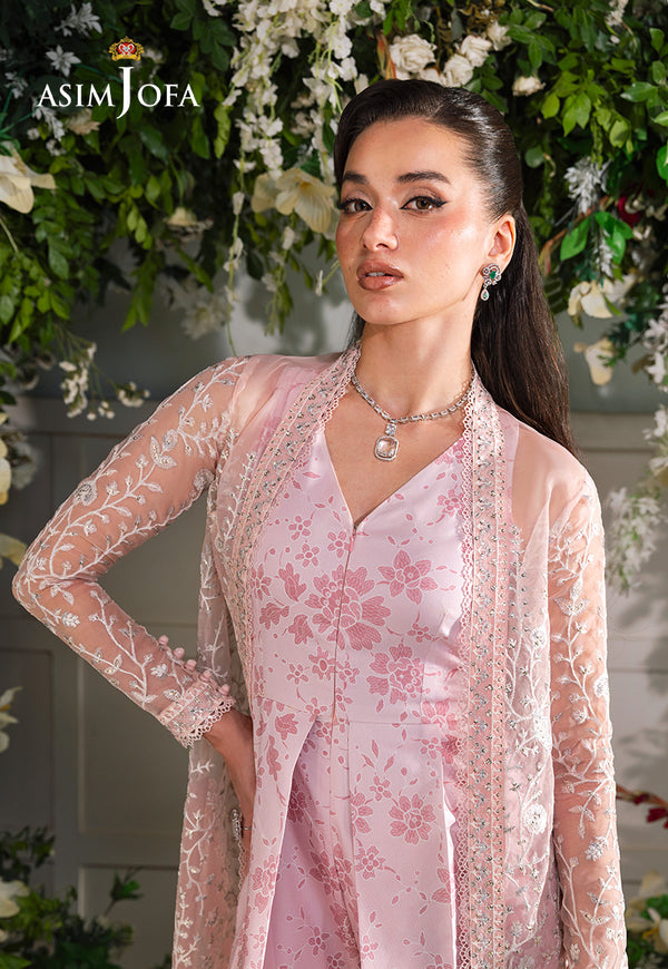 Asim Jofa | Lumiere Formals | AJLFC-02 EMBROIDERED ORGANZA - Formal Dress - available at Maria Faisal in UK and USA.
