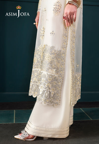 Asim Jofa | Lumiere Formals | AJLFC-03 EMBROIDERED ORGANZA - Formal Dress - available at Maria Faisal in UK and USA.