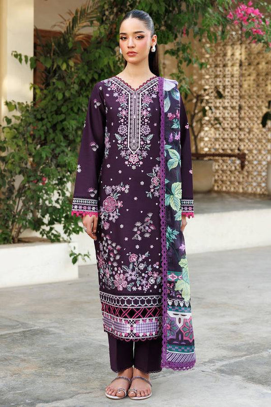 Farasha | Summer Weaves Embroidered Lawn | Plum Allure by Maria Faisal - Registered Vendor of : Farasha - type : Ladies Clothes - 100% original wedding dresses