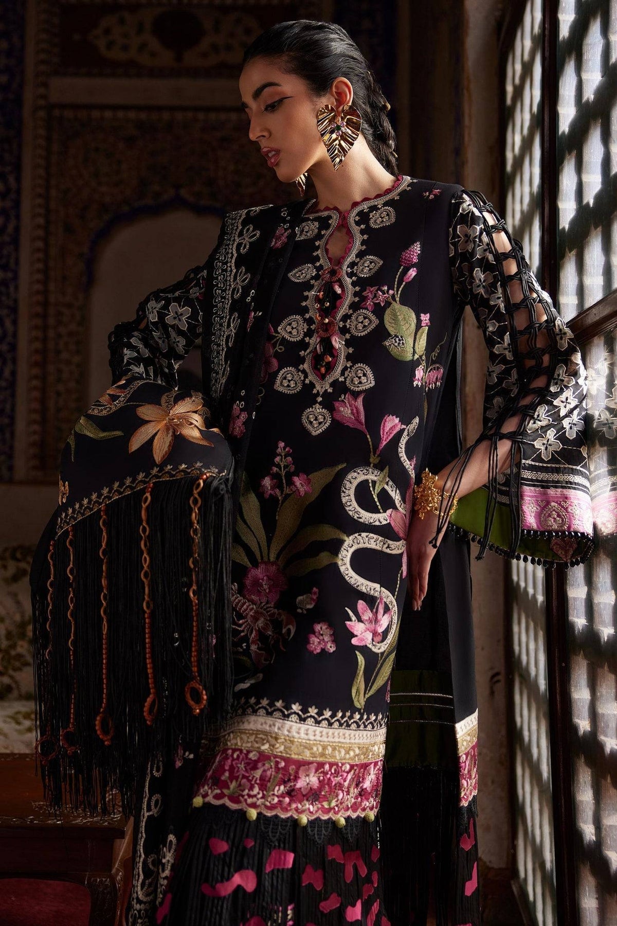 Elan | Luxury Lawn 25 | AZUREH (EL25-04 A) by Maria Faisal - Registered Vendor of : Elan - type : Ladies Clothes - 100% original wedding dresses