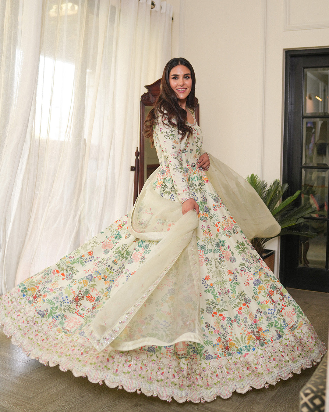 Faiza Saqlain | Lenora Luxury Pret | Floretta - Waniyas