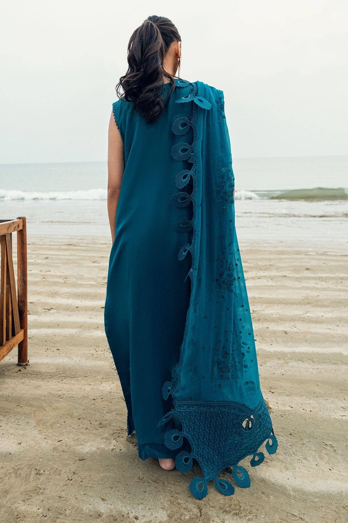 Nureh | Khuwab Luxury Lawn | NE-148 by Maria Faisal - Registered Vendor of : Nureh - type : Ladies Clothes - 100% original wedding dresses