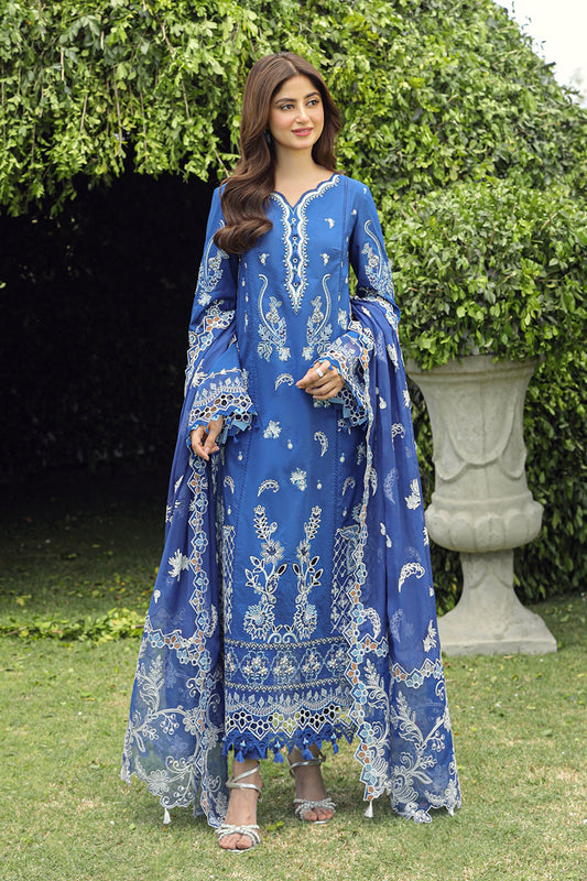 Qalamkar | Festive Lawn 2024 | PS-08 FARHEEN - Waniyas