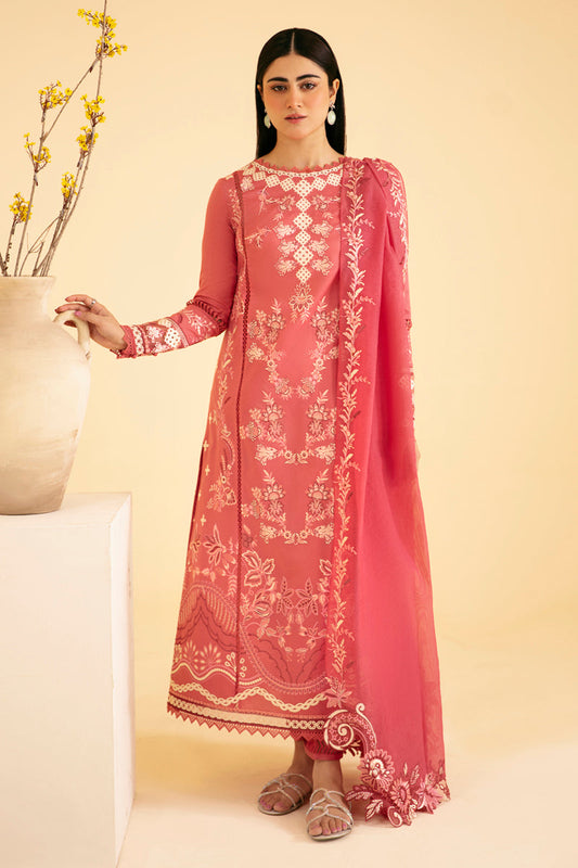 Qalamkar | Qlinekari Luxury Lawn | SQ-09 SENA - Designer Dress with Intricate embroidery and embellishments. Shop elegent wedding dress at Maria Faisal.