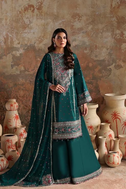 Emaan Adeel | Afsana e Silk | ZEHNASEEB - Formal Dress - available at Maria Faisal in UK and USA.