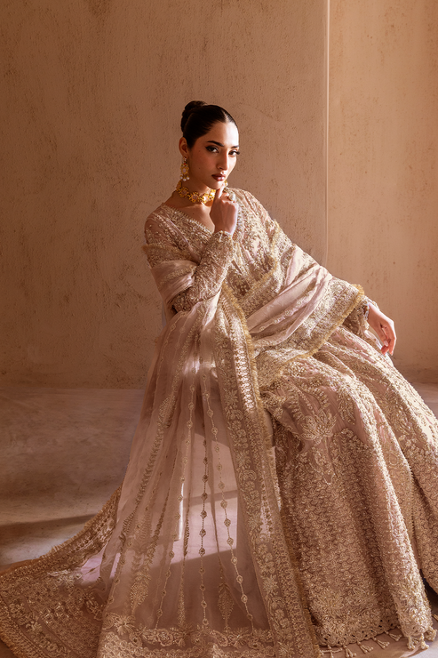 Emaan Adeel | Clay Couture | CELESTIAL - Formal Dress - available at Maria Faisal in UK and USA.