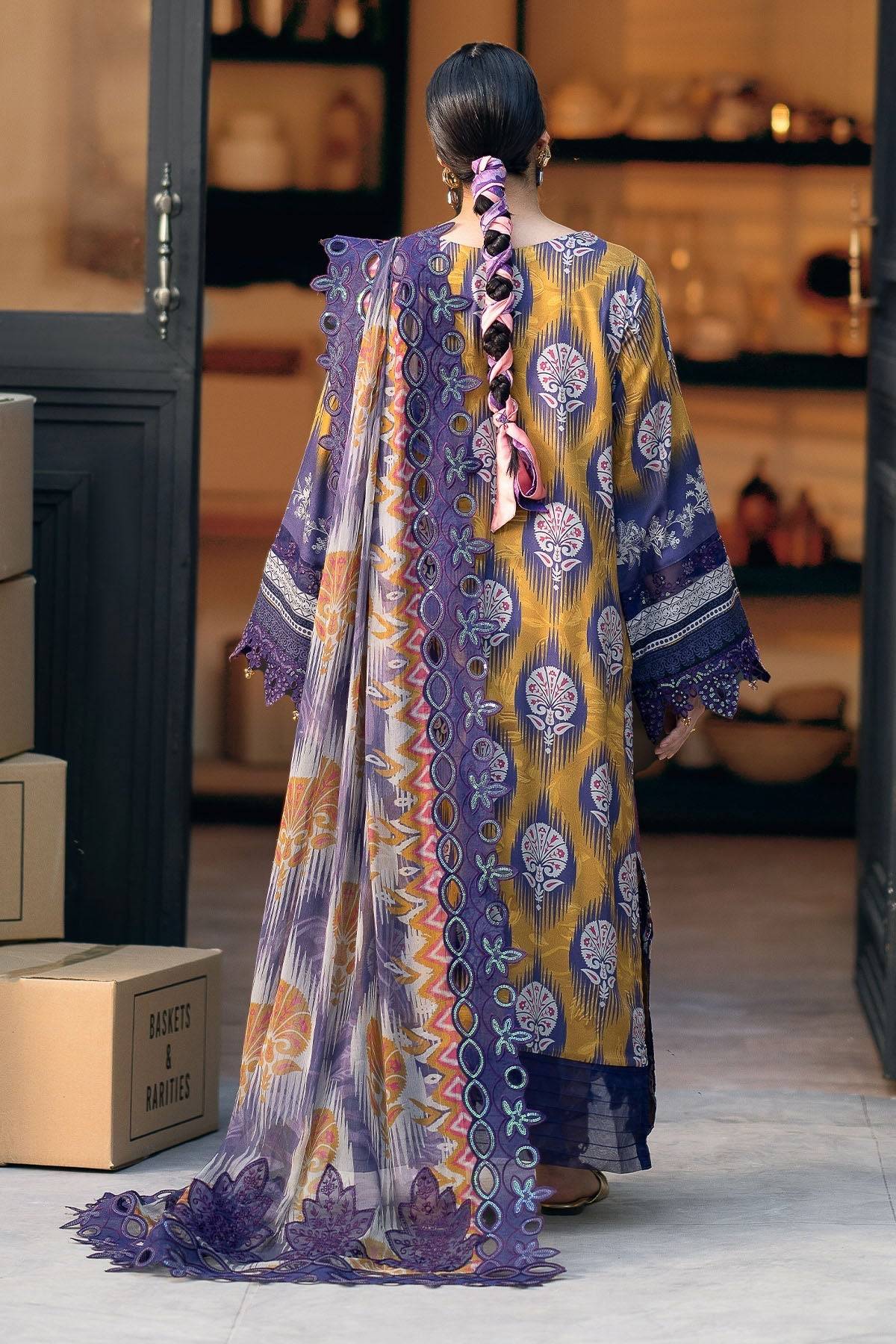 Nureh | Glam Girl Lawn | GL-22 by Maria Faisal - Registered Vendor of : Nureh - type : Ladies Clothes - 100% original wedding dresses