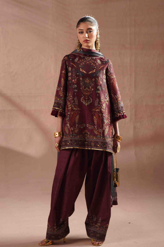 Saira Rizwan | Ramadan Edit 26 | YARA- SRRSP-26-04 - Dress - available at Maria Faisal in UK and USA.