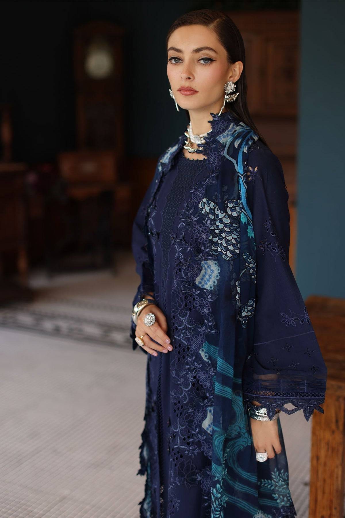 Nureh | Maya Lawn | NS-158 by Maria Faisal - Registered Vendor of : Nureh - type : Ladies Clothes - 100% original wedding dresses
