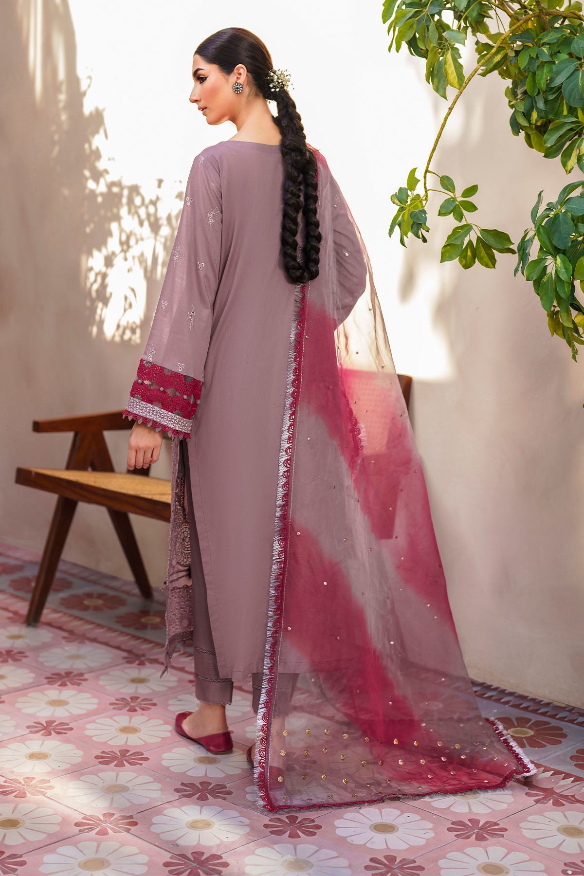 Nureh | Bazaar Lawn | NS-139 - Ladies Clothes - Maria Faisal