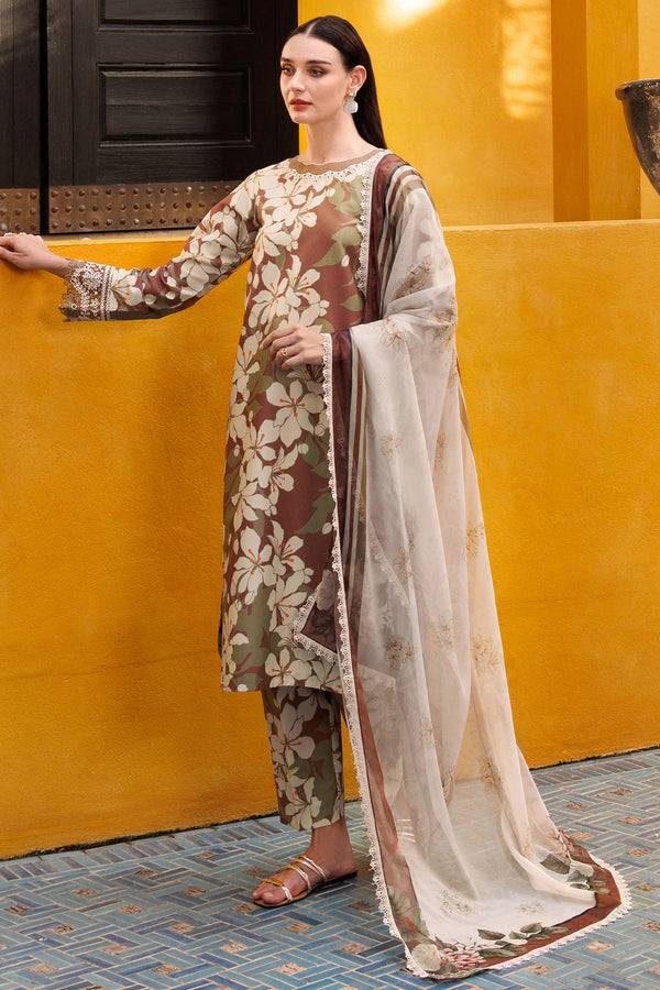 Farasha | Printed Essentials | Rustwood Charm by Maria Faisal - Registered Vendor of : Farasha - type : Ladies Clothes - 100% original wedding dresses