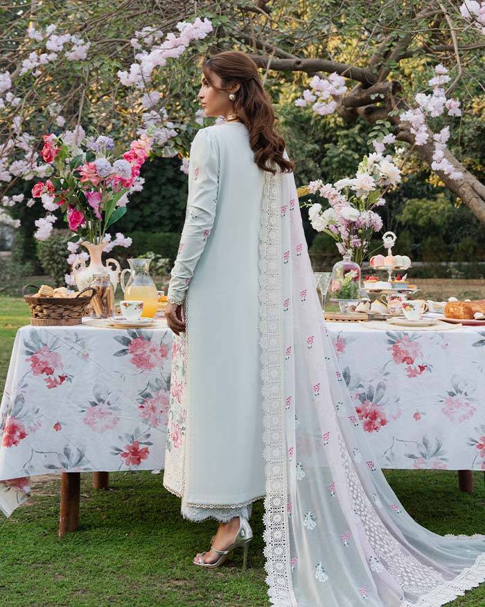 Zevk | Flora Festive Lawn | JASMINE by Maria Faisal - Registered Vendor of : Zevk - type : Ladies Clothes - 100% original wedding dresses