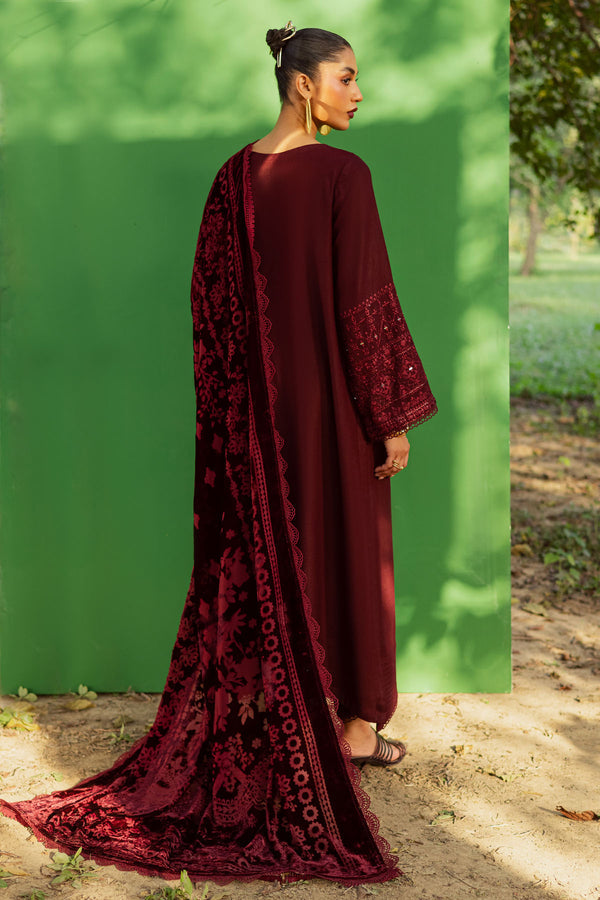 NE-189 – authentic Pakistani dress from the Exclusive Leather Peach collection for women in the UK