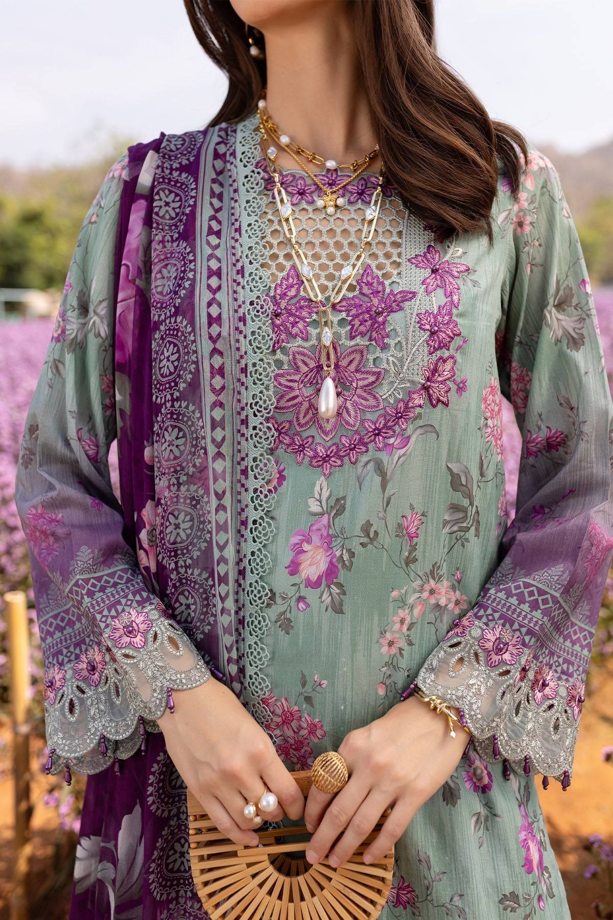 Nureh | Bloom 25 | BL-02 by Maria Faisal - Registered Vendor of : Nureh - type : Ladies Clothes - 100% original wedding dresses
