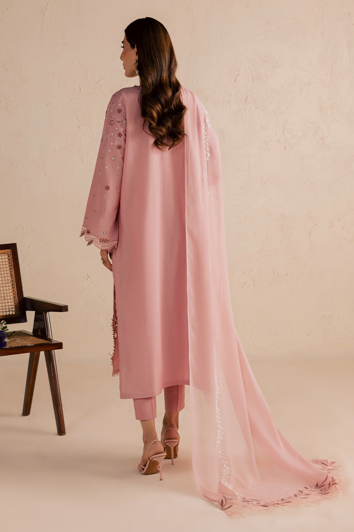 Nureh | Shades of Summer | NP-778 - Luxury Dress - available at Maria Faisal in UK and USA.