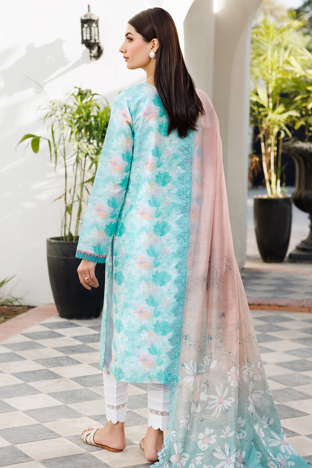 Farasha | Printed Essentials | Blue Dusk