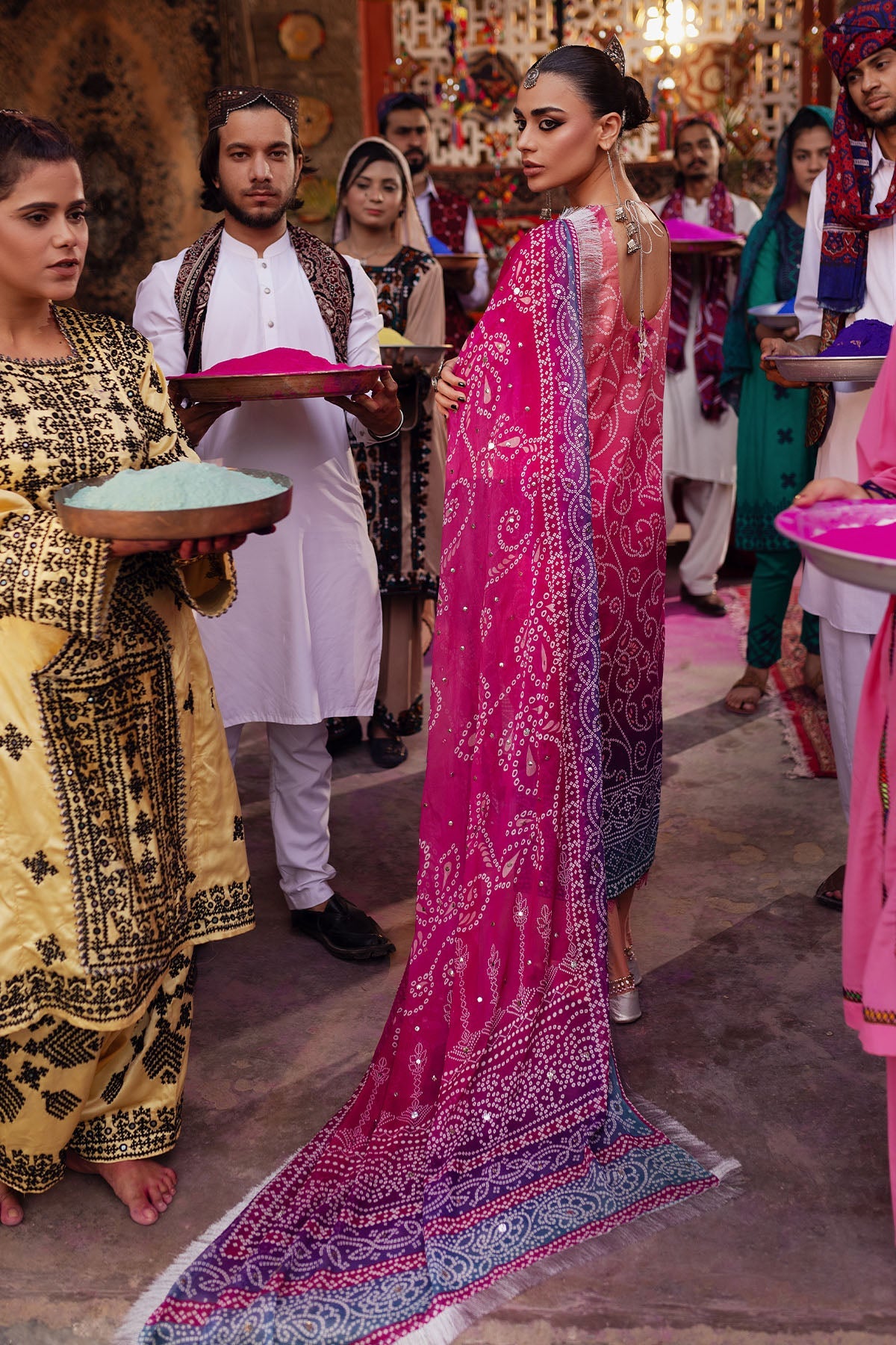 Nureh | Bazaar Lawn | NS-131 - Ladies Clothes - Maria Faisal