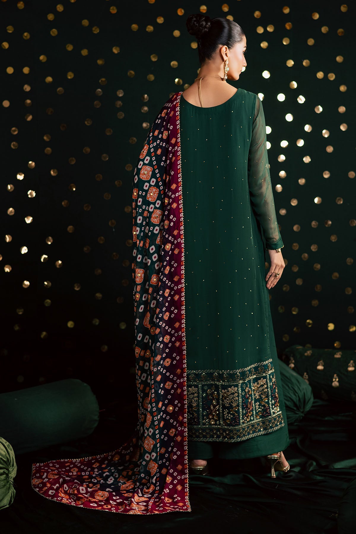 Nureh | Mukeshkari Formals | MK-20 - Formal Dress - available at Maria Faisal in UK and USA.