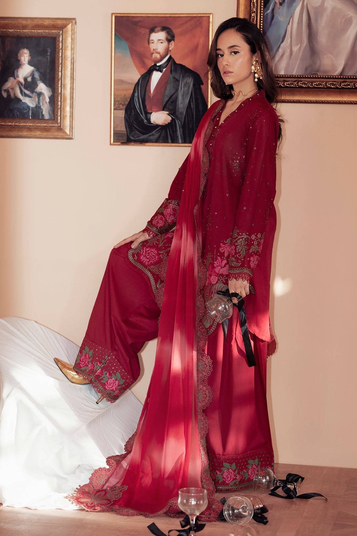 Nureh | Feya Eid Collection | FE-07 by Maria Faisal - Registered Vendor of : Nureh - type : Ladies Clothes - 100% original wedding dresses