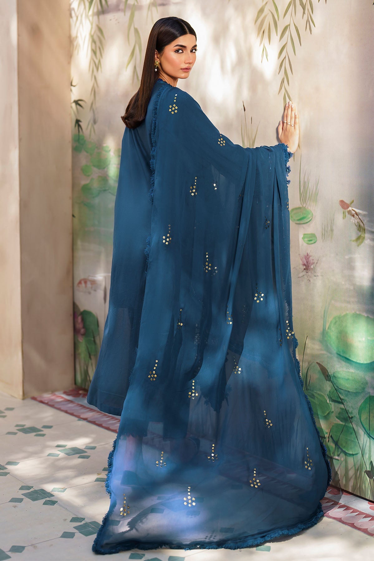 Nureh | Bazaar Lawn | NS-137 - Ladies Clothes - Maria Faisal