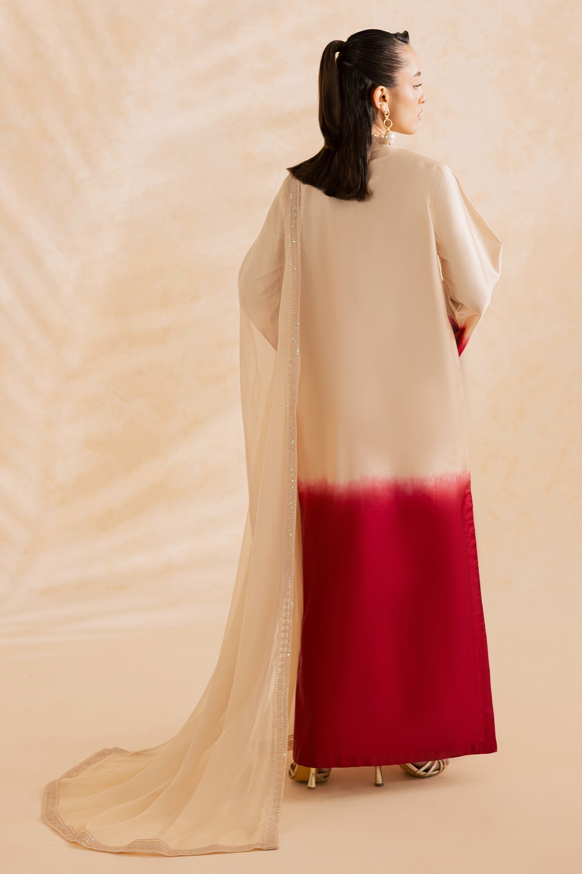 Nureh | Shades of Summer | NP-728 - Luxury Dress - available at Maria Faisal in UK and USA.