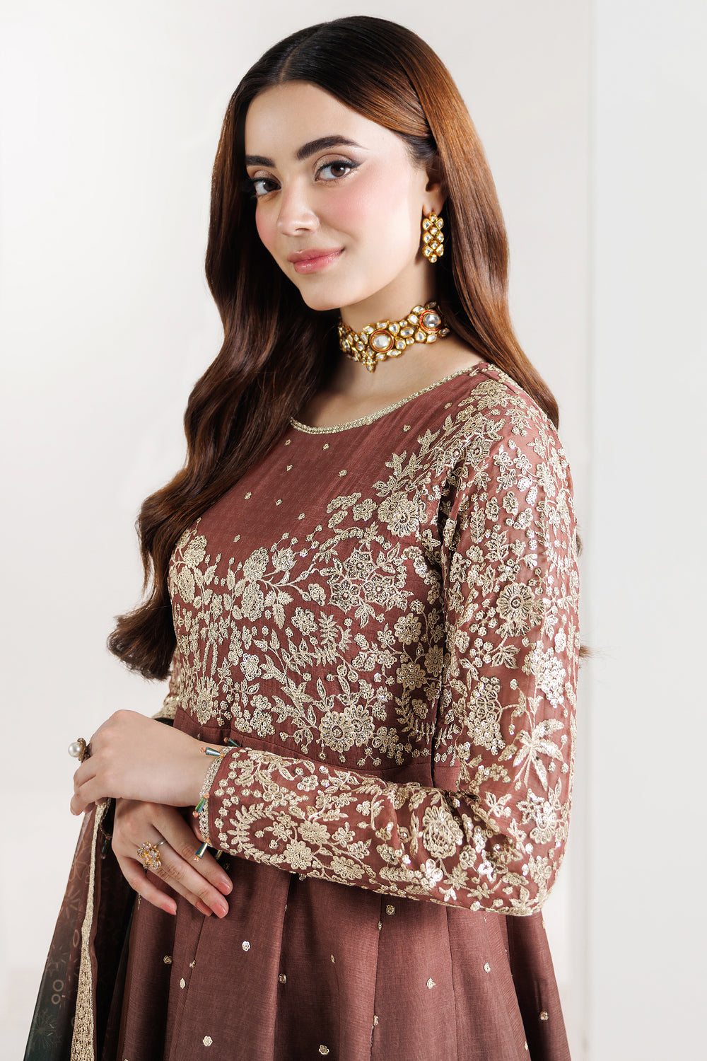 Farasha | Formals 26 | Rustic Glow - Formal Dress - available at Maria Faisal in UK and USA.