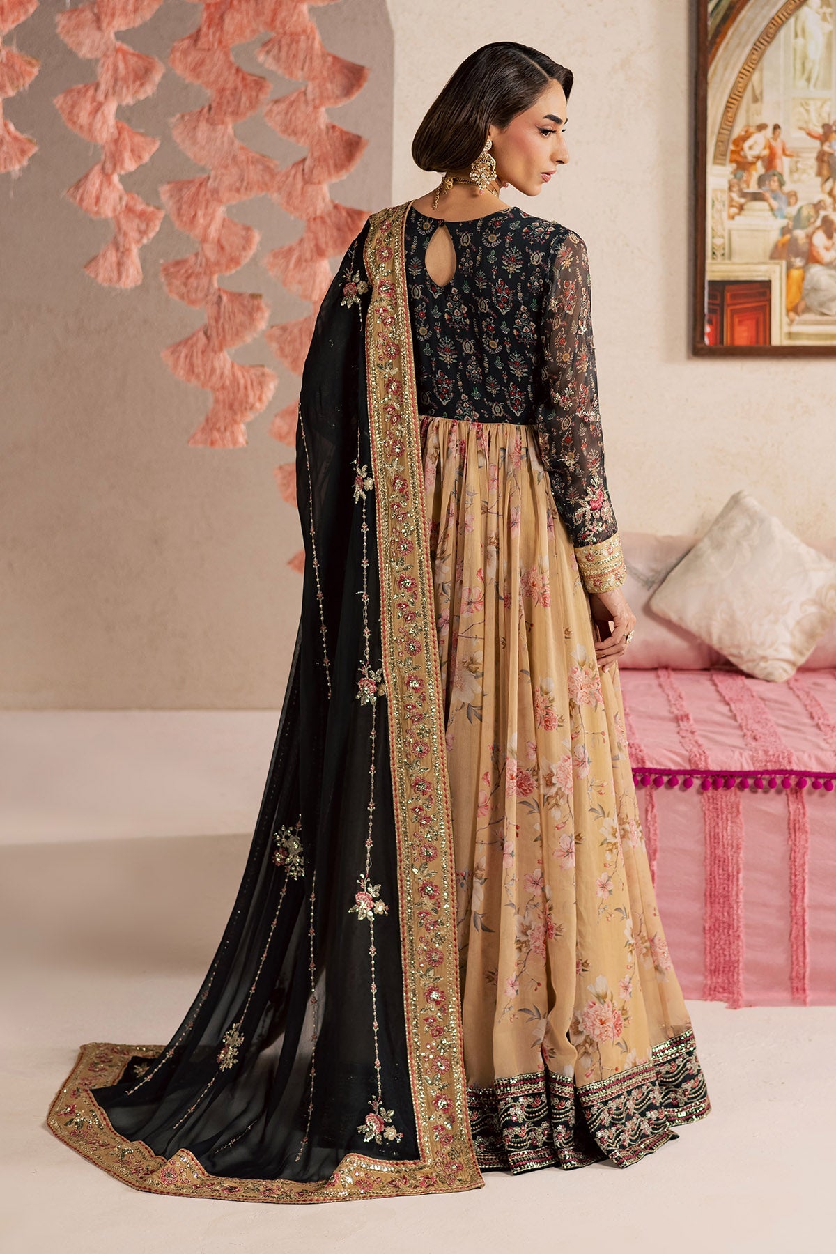 Nureh | Fancy Formal 26 | NP-788 - Formal Dress - available at Maria Faisal in UK and USA.