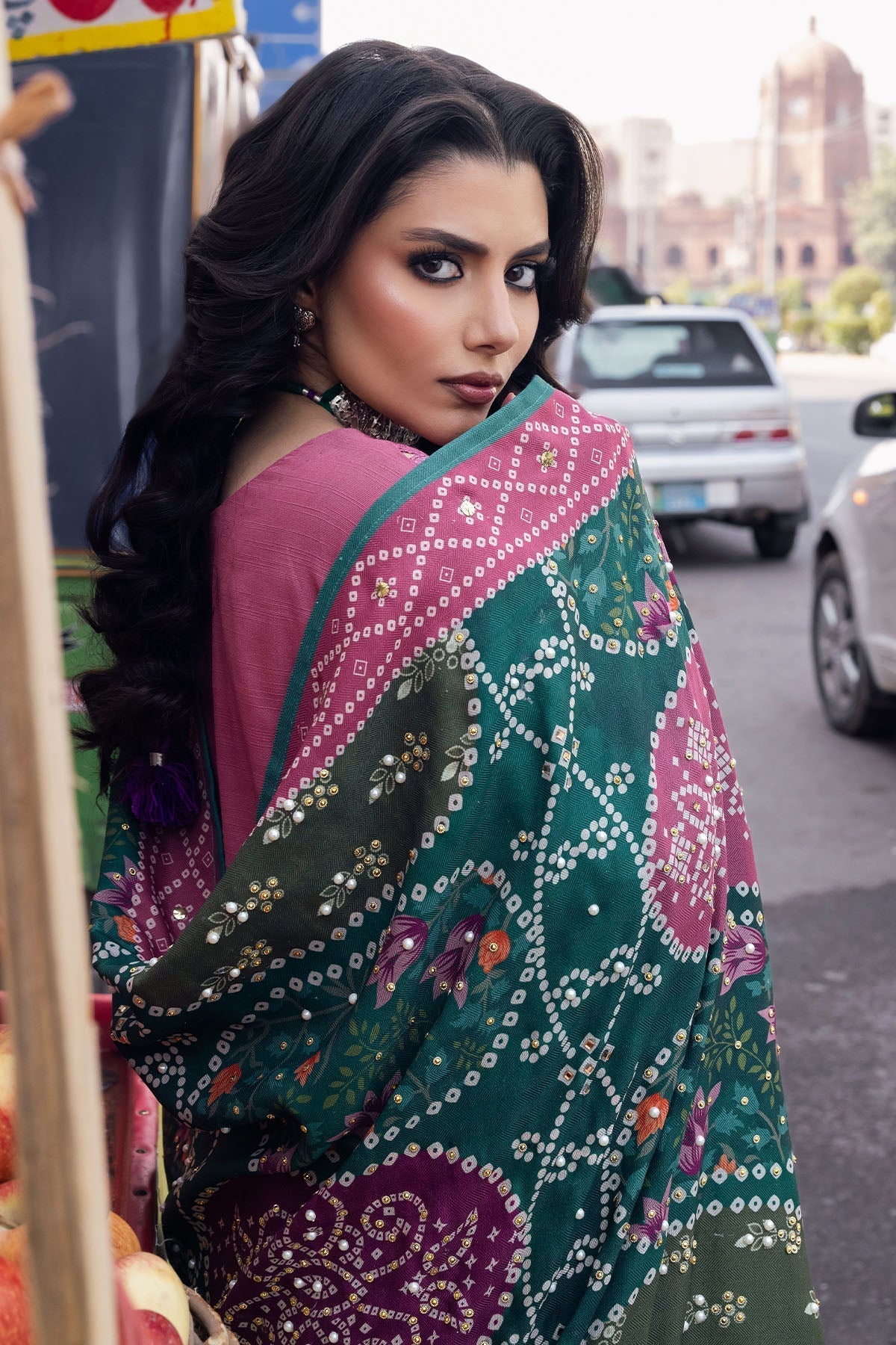 Nureh | Bazaar Winter 24 | NE-113 - Designer Dress with Intricate embroidery and embellishments. Shop elegent wedding dress at Maria Faisal.