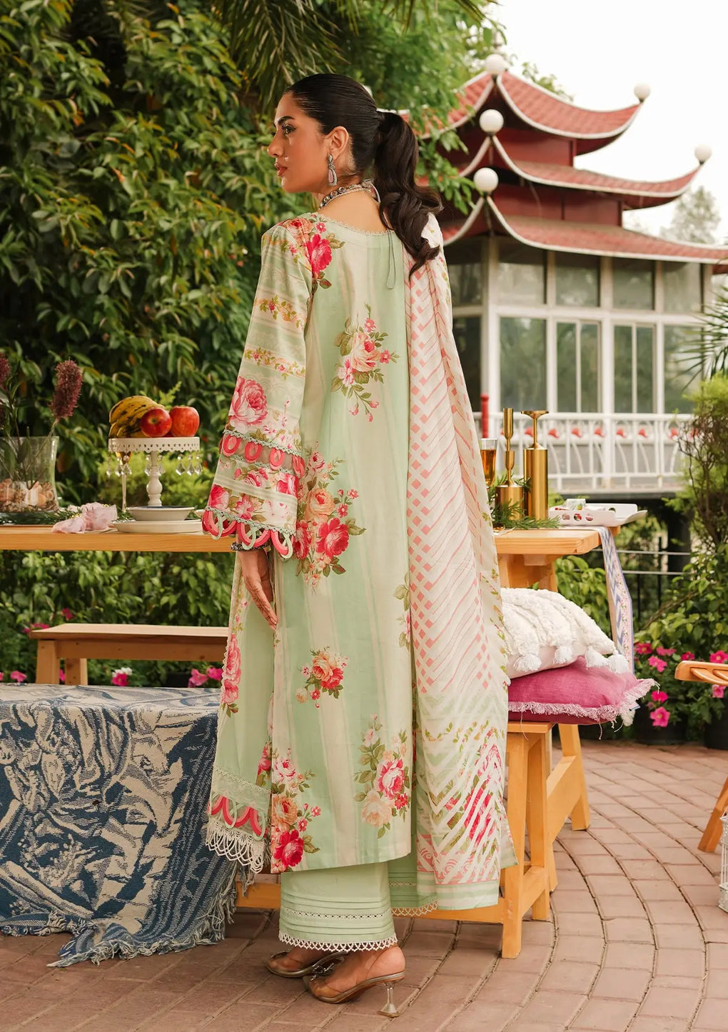 Elaf Premium | Printed Collection 24 | EEP-05A - Mint To Be - Waniyas