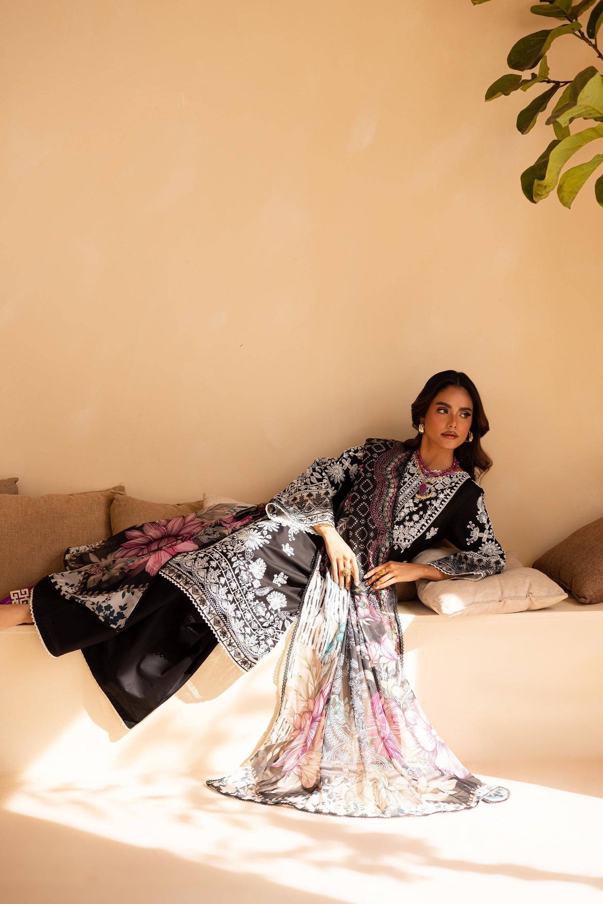 Batik | Cyra Luxury Solids | Mino by Maria Faisal - Registered Vendor of : Marjjan - type : Ladies Clothes - 100% original wedding dresses