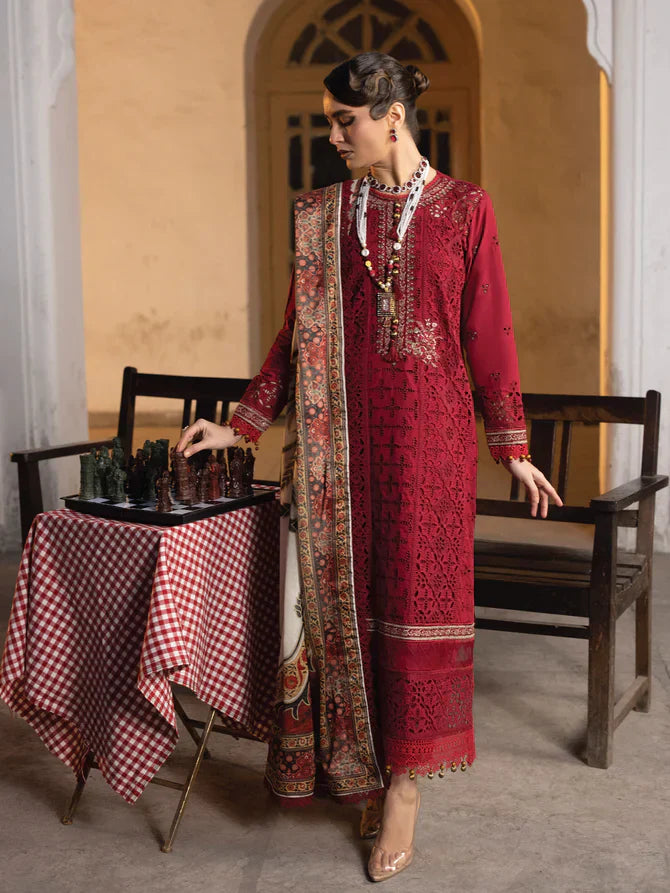 Faiza Faisal | Maya Luxury Lawn | Elif - Maria Faisal