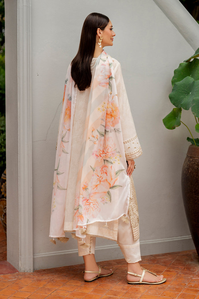 Baroque | Luxury Pret Summer | UF-4274 - Luxury Dress - available at Maria Faisal in UK and USA.