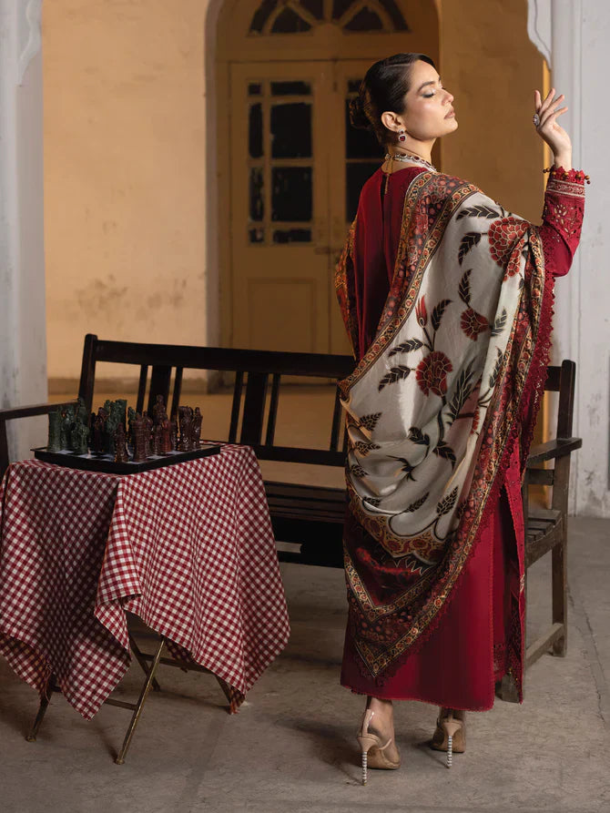 Faiza Faisal | Maya Luxury Lawn | Elif - Maria Faisal