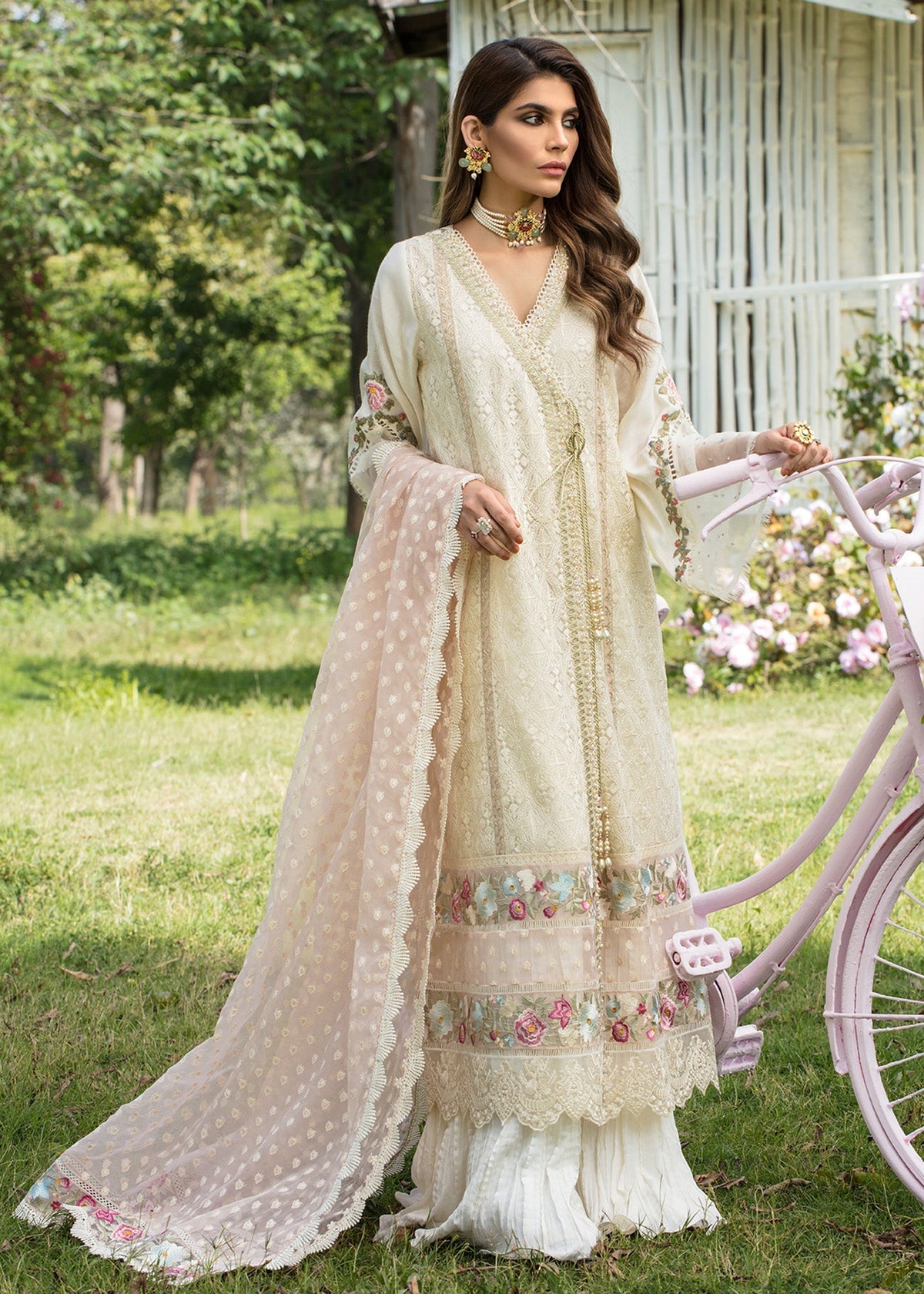 Saira Shakira | Luxury Pret | Blooming Jasmine