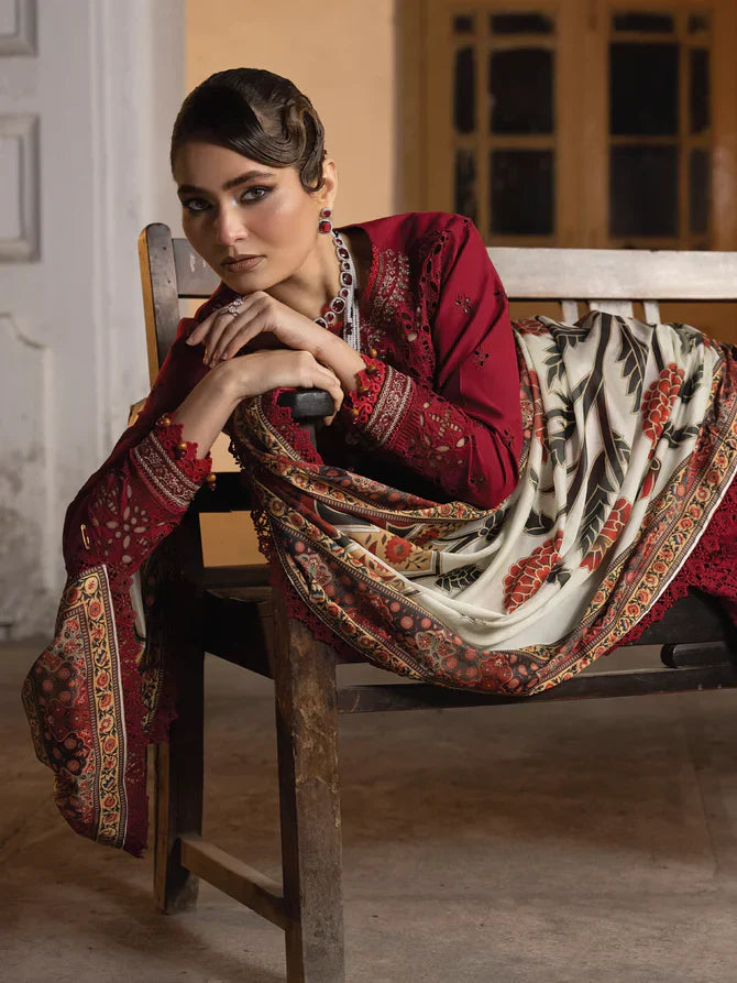 Faiza Faisal | Maya Luxury Lawn | Elif - Maria Faisal